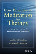 Cover: Core Principles of Meditation for Therapy - Wiley