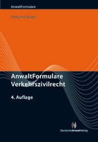 Abbildung von: Verkehrszivilrecht - Deutscher Anwaltverlag