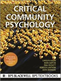 Enlarge image Cover: Critical Community Psychology - BPS Blackwell