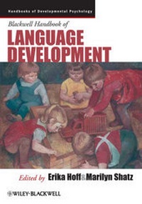 Enlarge image Cover: Blackwell Handbook of Language Development - Wiley