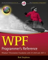 Enlarge image Cover: WPF Programmer's Reference - Wrox Press