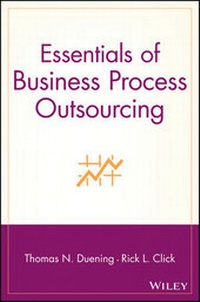 Enlarge image Cover: Essentials of Business Process Outsourcing - Wiley