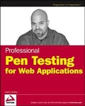 Cover: Professional Pen Testing for Web Applications - Wrox Press