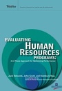 Cover: Evaluating Human Resources Programs - Jossey-Bass