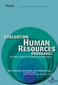 Enlarge image Cover: Evaluating Human Resources Programs - Jossey-Bass