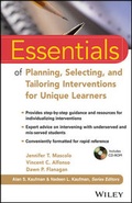 Cover: Essentials of Planning, Selecting, and Tailoring Interventions for Unique Learners - Wiley