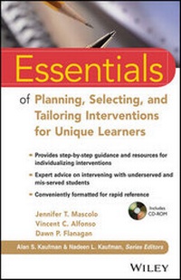 Enlarge image Cover: Essentials of Planning, Selecting, and Tailoring Interventions for Unique Learners - Wiley