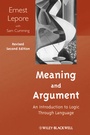 Cover: Meaning and Argument - Wiley