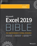 Cover: Excel 2019 Bible - Wiley