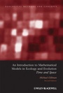 Cover: An Introduction to Mathematical Models in Ecology and Evolution - Wiley