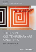 Cover: Theory in Contemporary Art since 1985 - Wiley