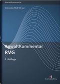 Cover: AnwaltKommentar RVG - Deutscher Anwaltverlag