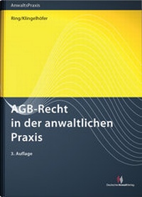 Abbildung von: AGB-Recht in der anwaltlichen Praxis - Deutscher Anwaltverlag