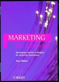 Cover: Marketing the Unknown - Wiley
