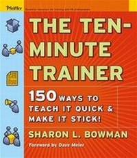 Enlarge image Cover: The Ten-Minute Trainer - Pfeiffer