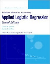 Enlarge image Cover: Applied Logistic Regression - Wiley