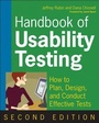 Cover: Handbook of Usability Testing - Wiley