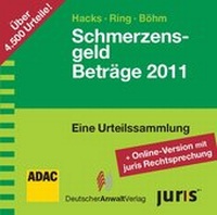 Bild vergrößern Bild: SchmerzensgeldBeträge 2011 (CD-ROM plus Online-Zugang) - Deutscher Anwaltverlag