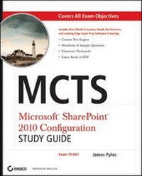 Enlarge image Cover: MCTS Microsoft SharePoint 2010 Configuration Study Guide - Sybex Inc.,U.S.