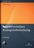Cover: AnwaltFormulare Zwangsvollstreckung - Deutscher Anwaltverlag