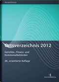 Abbildung von: Ortsverzeichnis 2012 - Deutscher Anwaltverlag