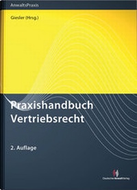 Abbildung von: Praxishandbuch Vertriebsrecht - Deutscher Anwaltverlag