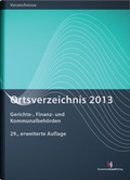 Abbildung von: Ortsverzeichnis 2013 - Deutscher Anwaltverlag