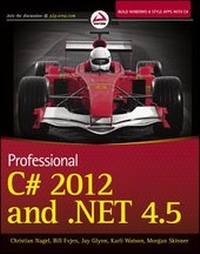 Enlarge image Cover: Professional C# 2012 and .NET 4.5 - Wrox Press