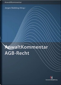 Abbildung von: AnwaltKommentar AGB-Recht - Deutscher Anwaltverlag