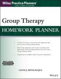 Enlarge image Cover: Group Therapy Homework Planner - Wiley