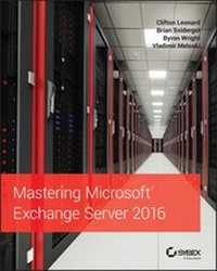 Abbildung von: Mastering Microsoft Exchange Server 2016 - Sybex Inc.,U.S.