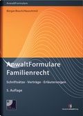 Cover: AnwaltFormulare Familienrecht - Deutscher Anwaltverlag