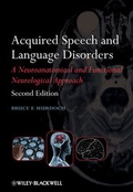 Cover: Acquired Speech and Language Disorders - Wiley
