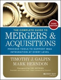 Enlarge image Cover: The Complete Guide to Mergers and Acquisitions - Jossey-Bass