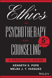 Enlarge image Cover: Ethics in Psychotherapy and Counseling - Wiley
