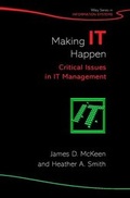 Cover: Making IT Happen - Wiley