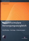 Cover: AnwaltFormulare Versorgungsausgleich - Deutscher Anwaltverlag