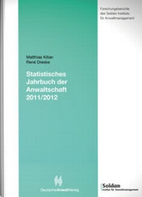 Abbildung von: Statistisches Jahrbuch der Anwaltschaft 2011/2012 - Deutscher Anwaltverlag