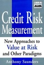 Cover: Credit Risk Measurement - Wiley