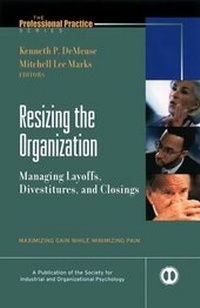 Enlarge image Cover: Resizing the Organization - Pfeiffer