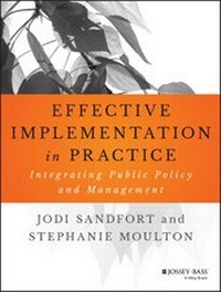Enlarge image Cover: Effective Implementation In Practice - Jossey-Bass