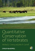 Cover: Quantitative Conservation of Vertebrates - Wiley