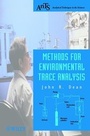 Cover: Methods for Environmental Trace Analysis - Wiley
