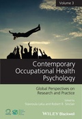 Cover: Contemporary Occupational Health Psychology - Wiley