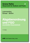 Cover: Abgabenordnung und FGO - Erich Fleischer Verlag