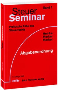 Abbildung von: Abgabenordnung - Erich Fleischer Verlag