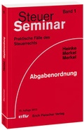 Cover: Abgabenordnung - Erich Fleischer Verlag