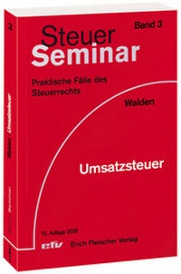 Abbildung von: Umsatzsteuer - Erich Fleischer Verlag
