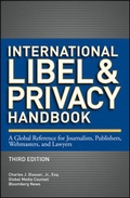 Cover: International Libel and Privacy Handbook - Wiley