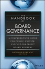 Cover: The Handbook of Board Governance - Wiley